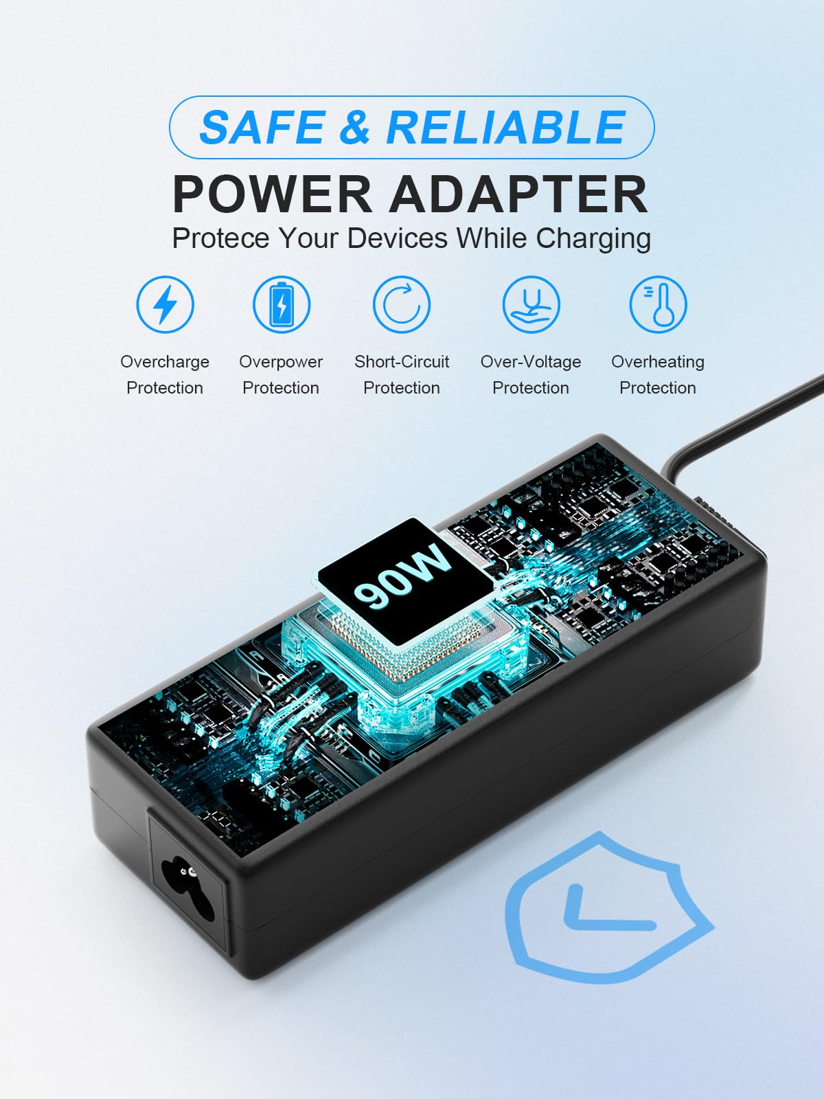 UCANUUP conector 7,9x5,5 mm destacando ajuste seguro y compatibilidad