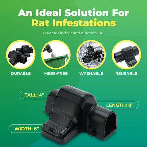 UCatch las tres trampas distribuidas en interior para control estratégico