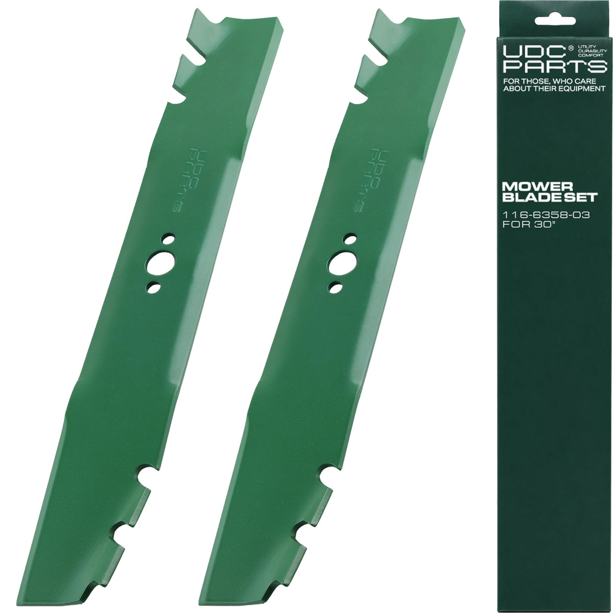 UDC Parts hoja frontal y empaque mostrando ajuste preciso