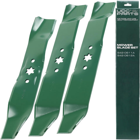 UDC Parts cuchilla externa frontal mostrando ajuste y durabilidad