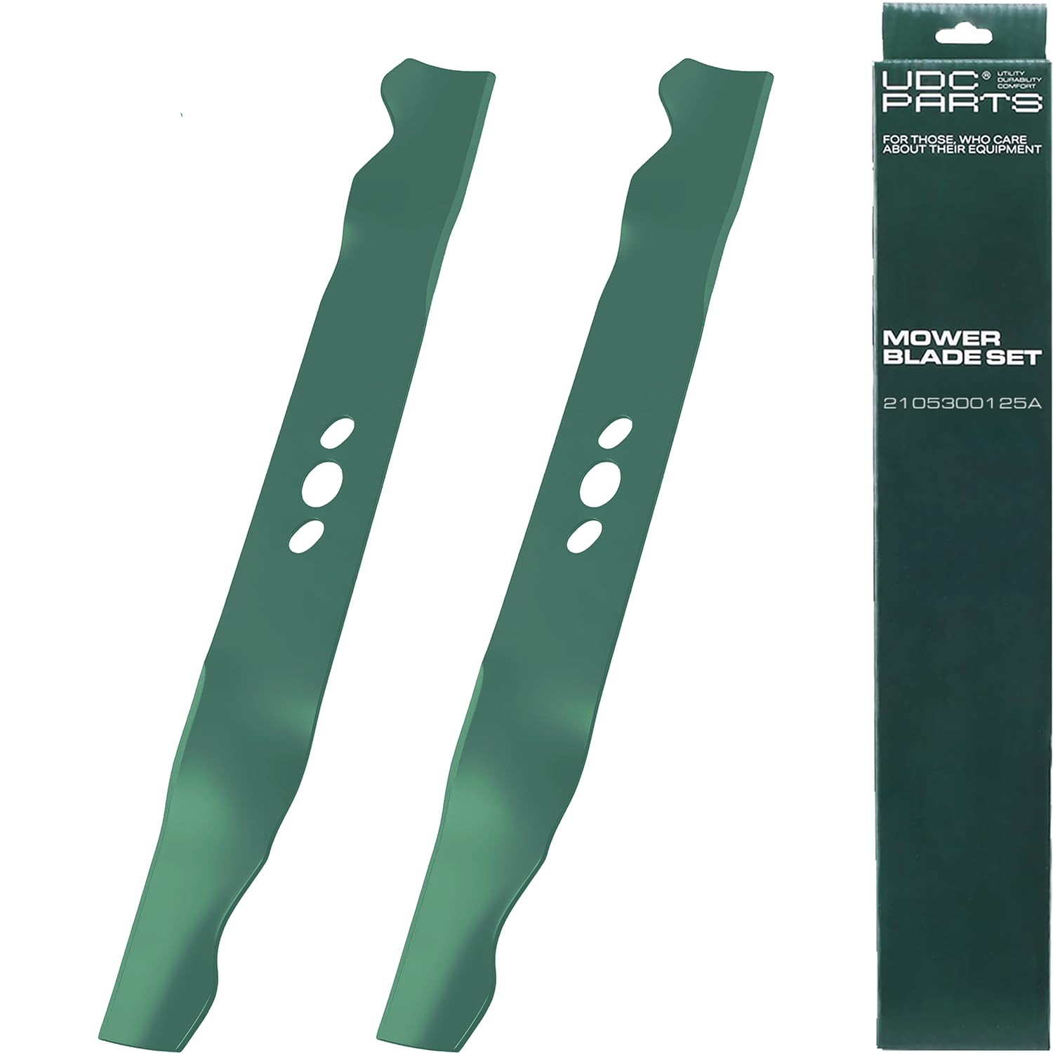 UDC Parts cuchilla frontal 20" mostrando ajuste preciso