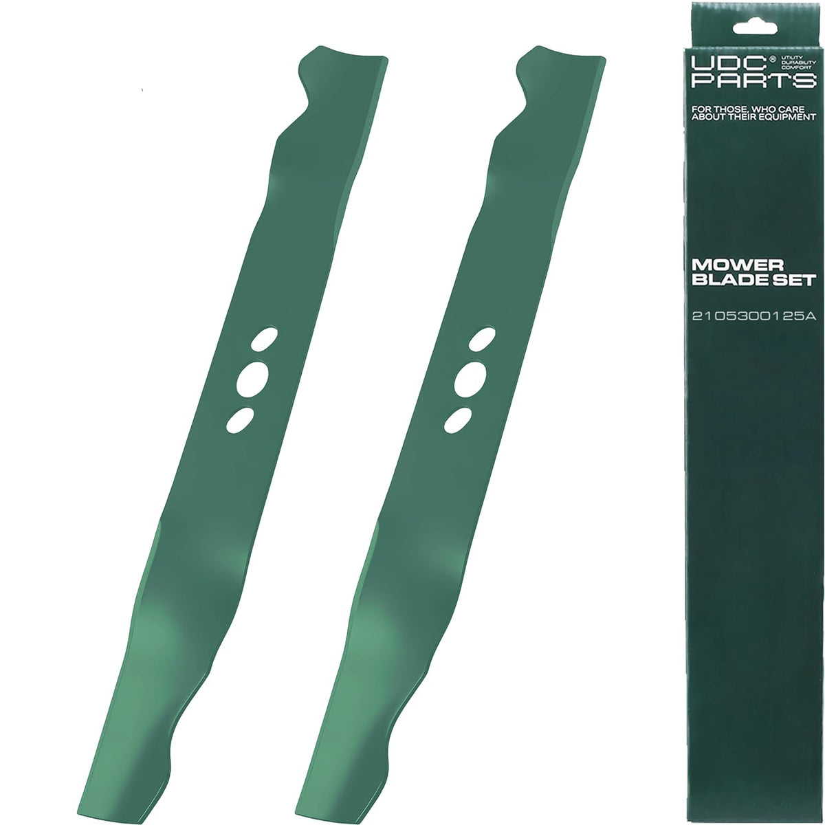 UDC Parts cuchilla frontal 20" mostrando ajuste preciso