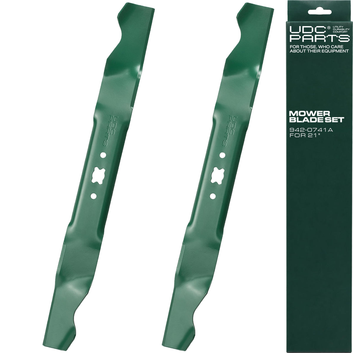 UDC Parts cuchilla frontal 21" vista completa y ajuste exacto