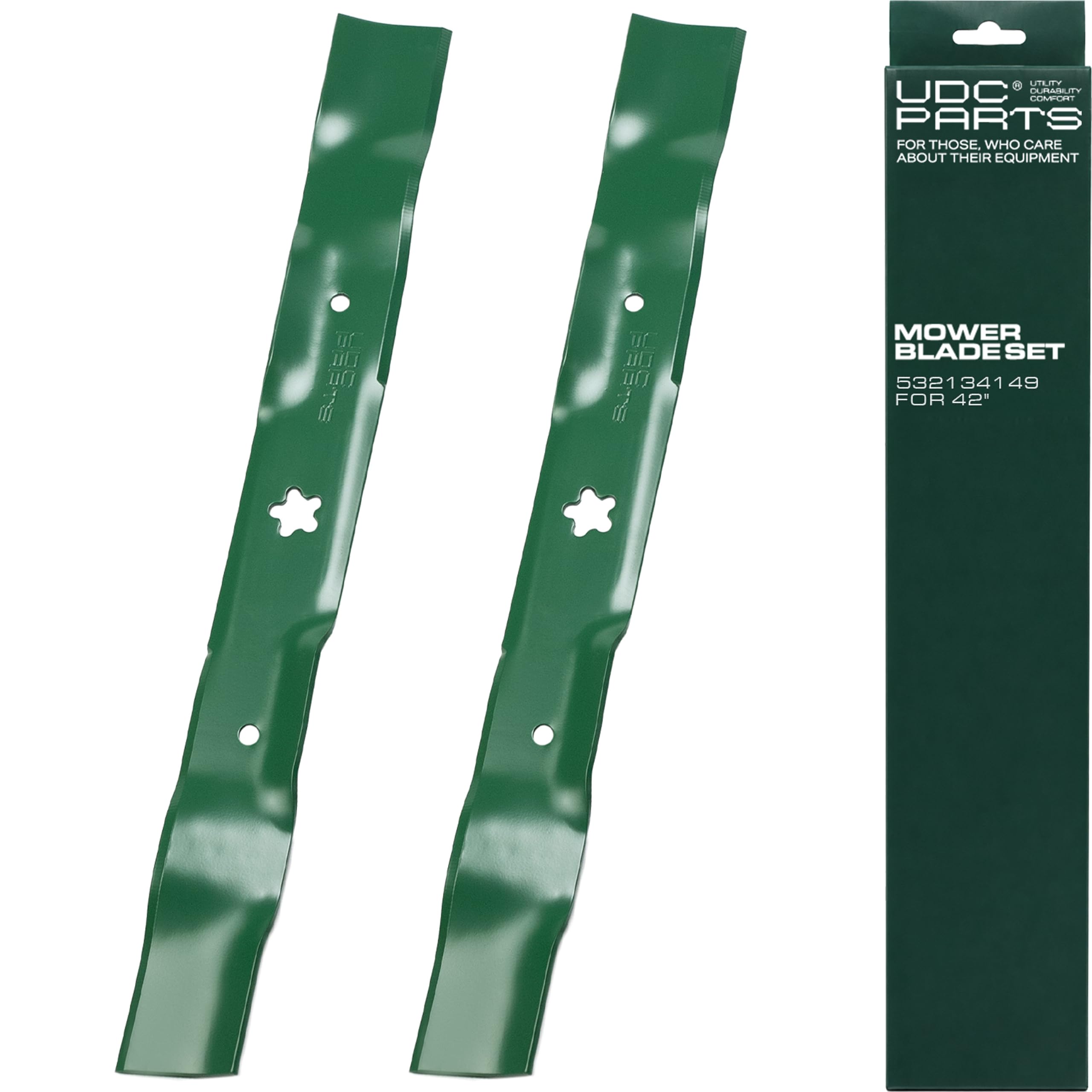 UDC Parts cuchilla frontal pack 2 vista general, ajuste fiable