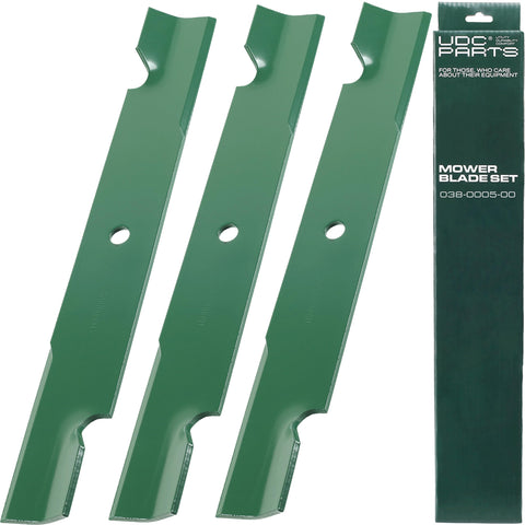 UDC Parts cuchilla frontal paquete de tres, reemplazo fiable para Bad Boy