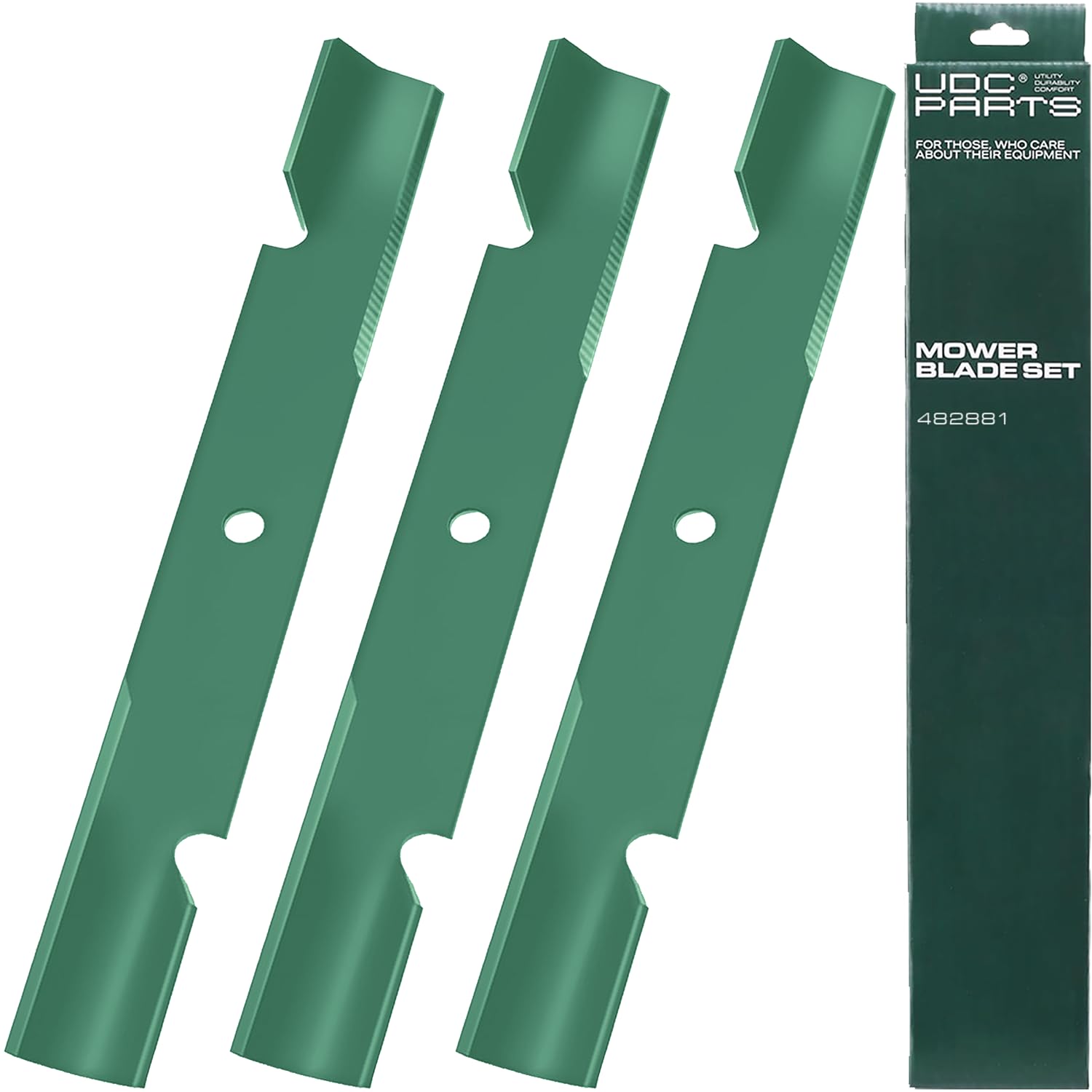 UDC Parts pack frontal de 3 cuchillas listas para reemplazo, ajuste OEM fiable
