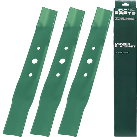 UDC Parts cuchilla frontal pack mostrando 3 piezas y compatibilidad