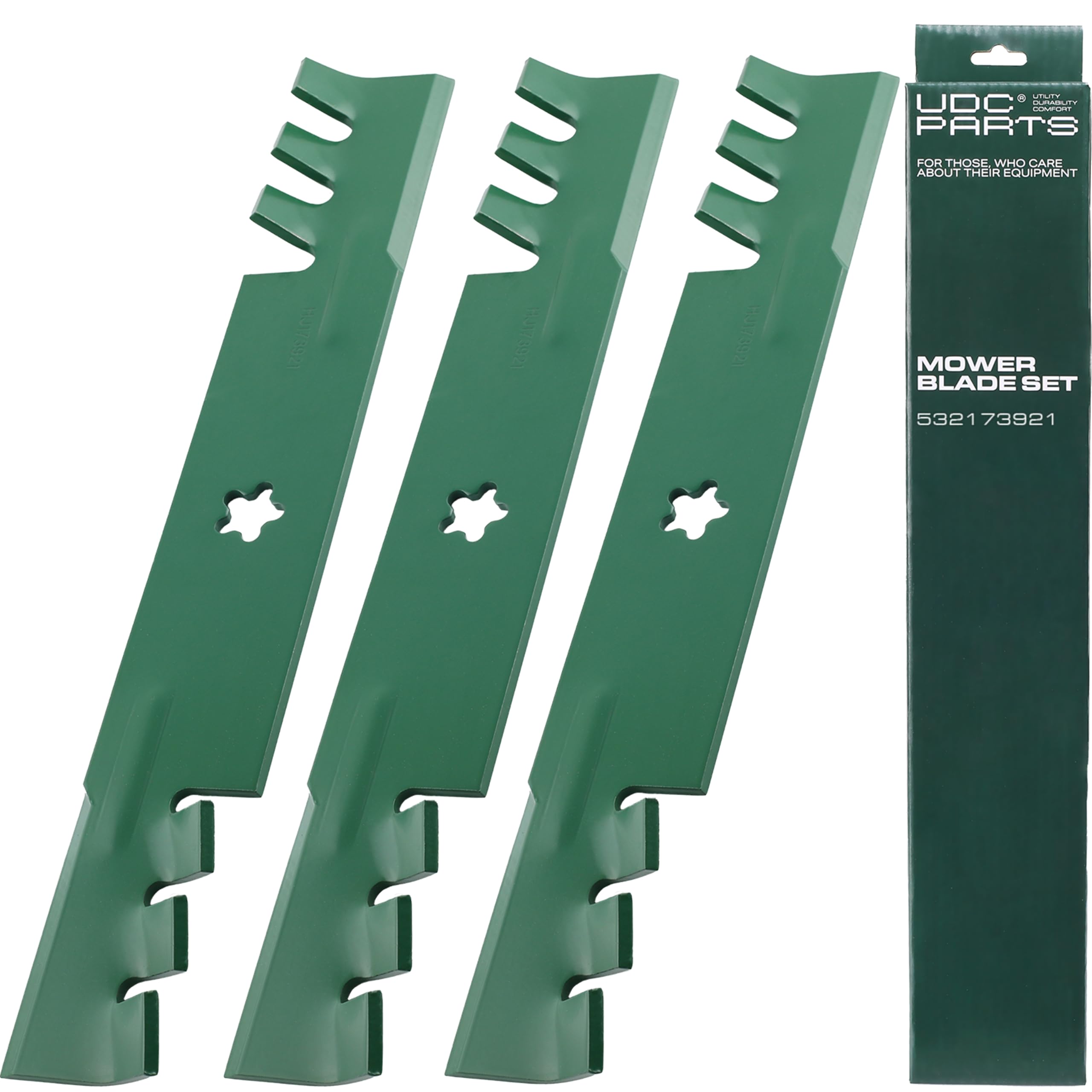 UDC Parts hoja frontal paquete de 3 que restaura corte parejo
