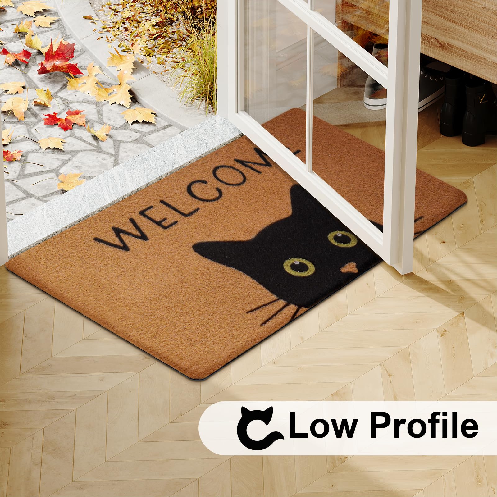 UINI diseño de gato con ojos verdes aporta carácter decorativo