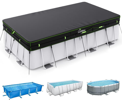 UIRWAY cubierta frontal mostrando forma rectangular y protección solar