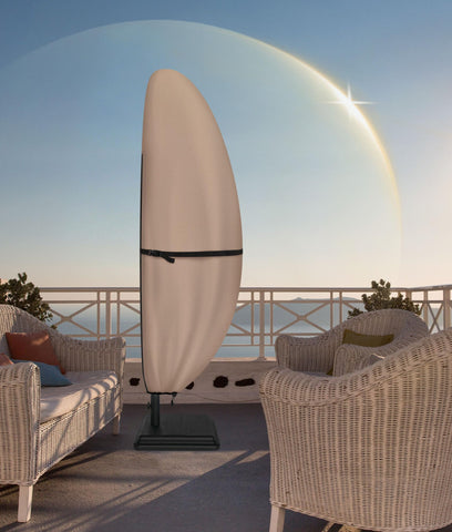 ULTCOVER imagen de terraza con funda mostrando protección estética y prolonga vida útil