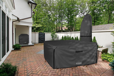 ULTCOVER comparación de tamaño muestra ajuste para mesa 62"