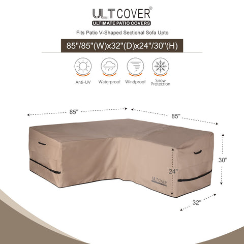 ULTCOVER primer plano del tejido 600D resistente, durabilidad prolongada