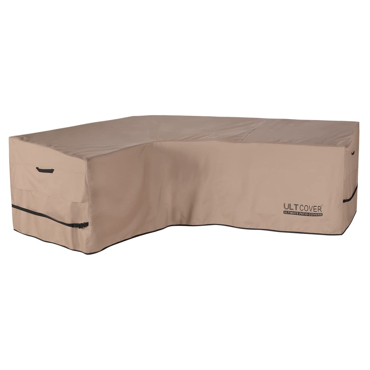 ULTCOVER funda frontal en L mostrando cobertura total y protección