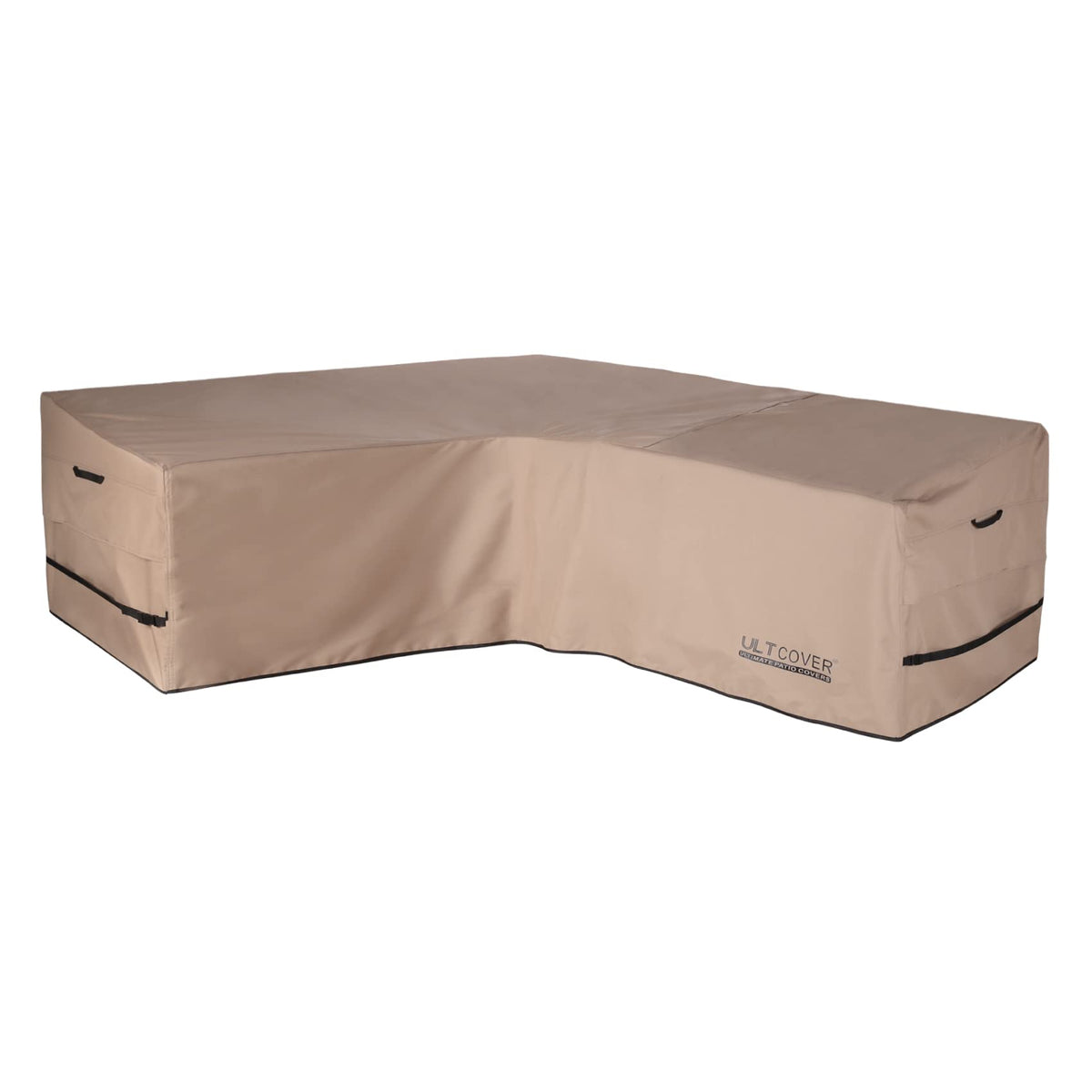 ULTCOVER funda frontal completa cubriendo sofá seccional V protege de lluvia