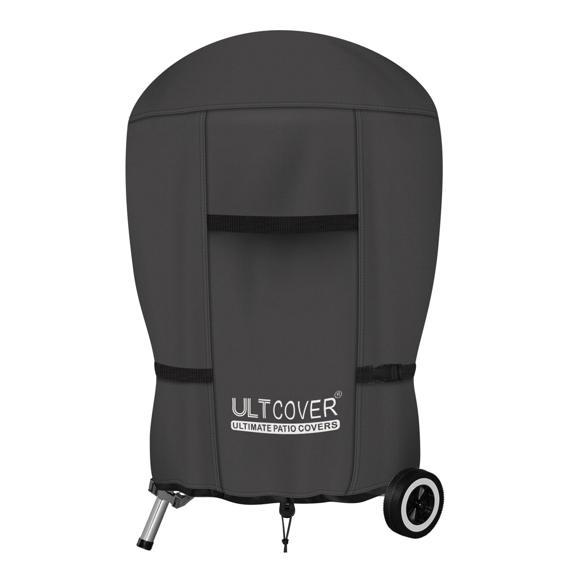 ULTCOVER vista frontal de la funda ajustada sobre parrilla, protección completa
