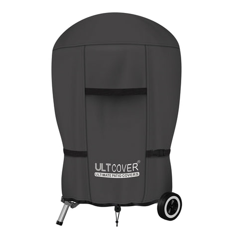 ULTCOVER vista frontal de la funda ajustada sobre parrilla, protección completa