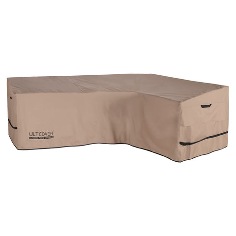 ULTCOVER funda frontal para sofá en L derecha protegiendo contra lluvia