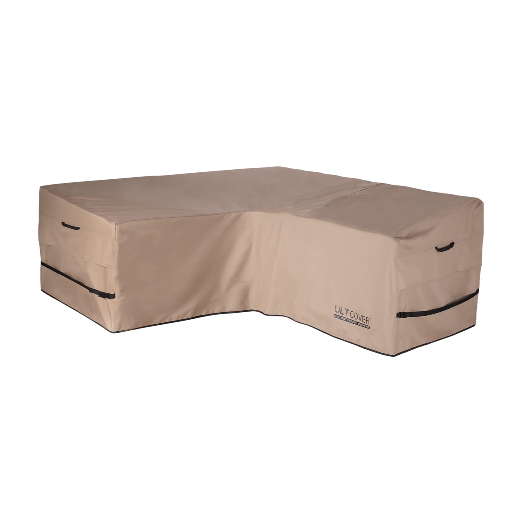 ULTCOVER funda frontal cubriendo sofá en V, protege de lluvia y polvo