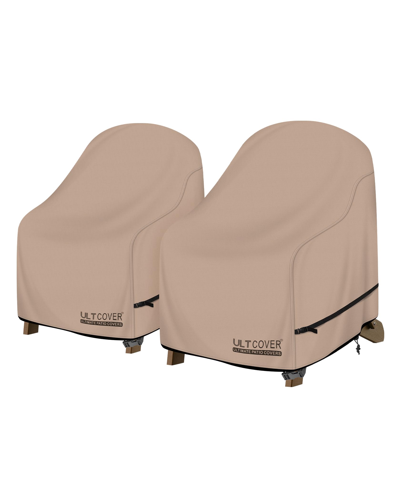 ULTCOVER funda frontal mostrando cobertura total y protección contra lluvia