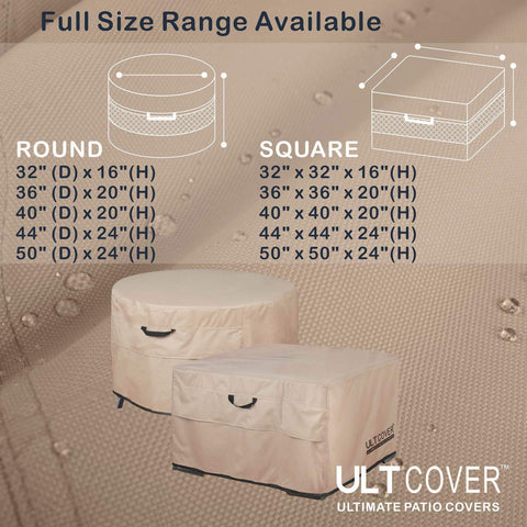 ULTCOVER respiraderos laterales para ventilación y estabilidad