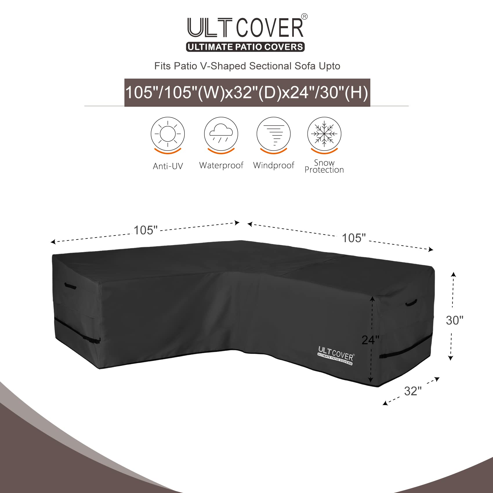 ULTCOVER primer plano del tejido 600D mostrando resistencia e impermeabilidad