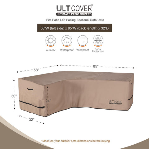 ULTCOVER detalle del tejido 600D resistente para mayor durabilidad