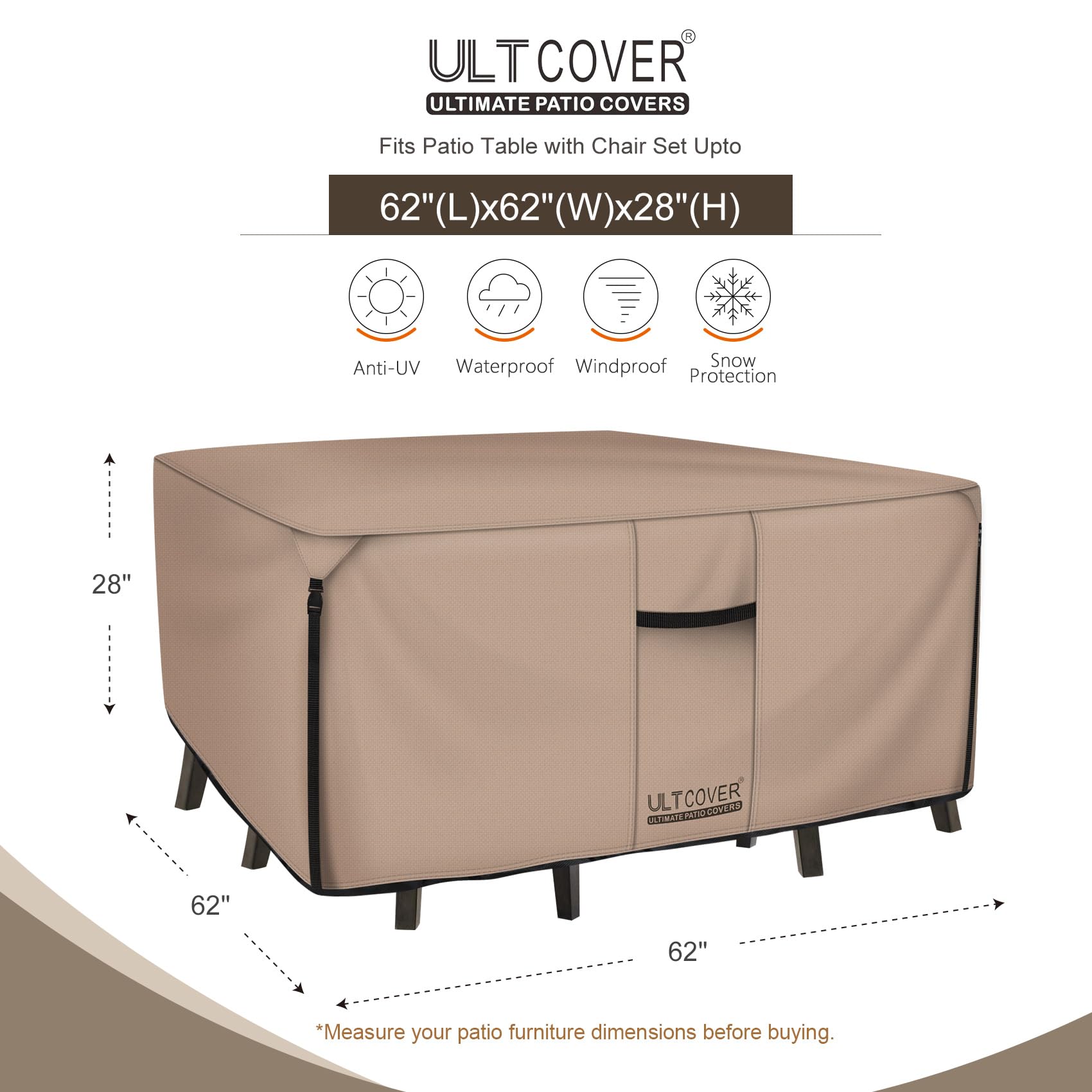 ULTCOVER primer plano de tejido 600D que evidencia durabilidad