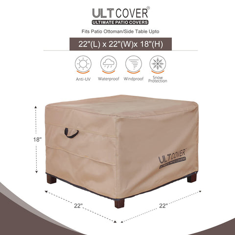 ULTCOVER detalle del tejido 600D mostrando textura y durabilidad