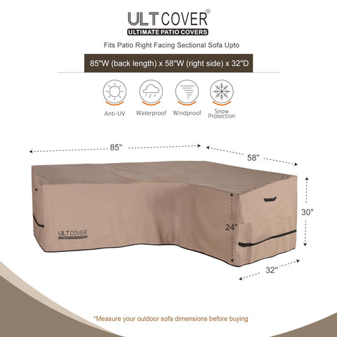 ULTCOVER primer plano tejido 600D resistente que prolonga la vida del sofá