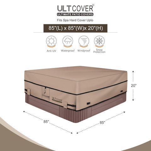 ULTCOVER primer plano de la textura 600D que demuestra durabilidad y impermeabilidad