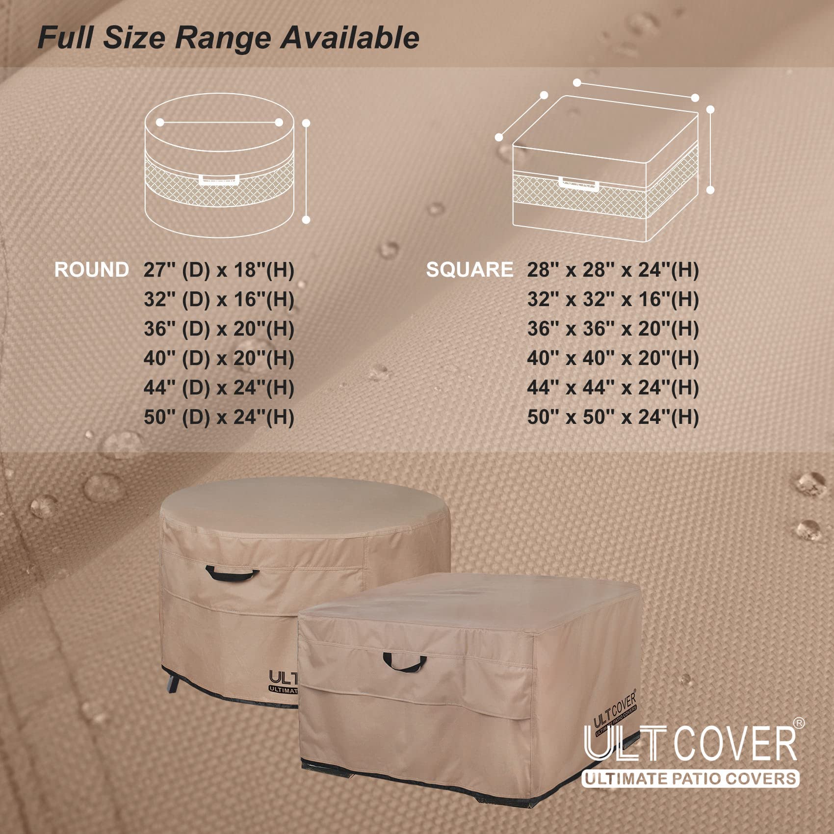 ULTCOVER ventilación lateral evita condensación y reduce flotación