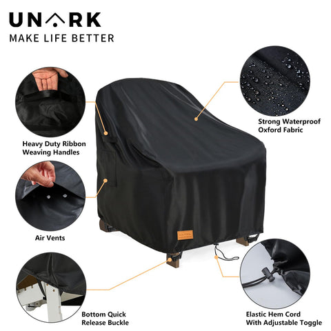 UNARK costura reforzada doble pespunte que evita filtraciones