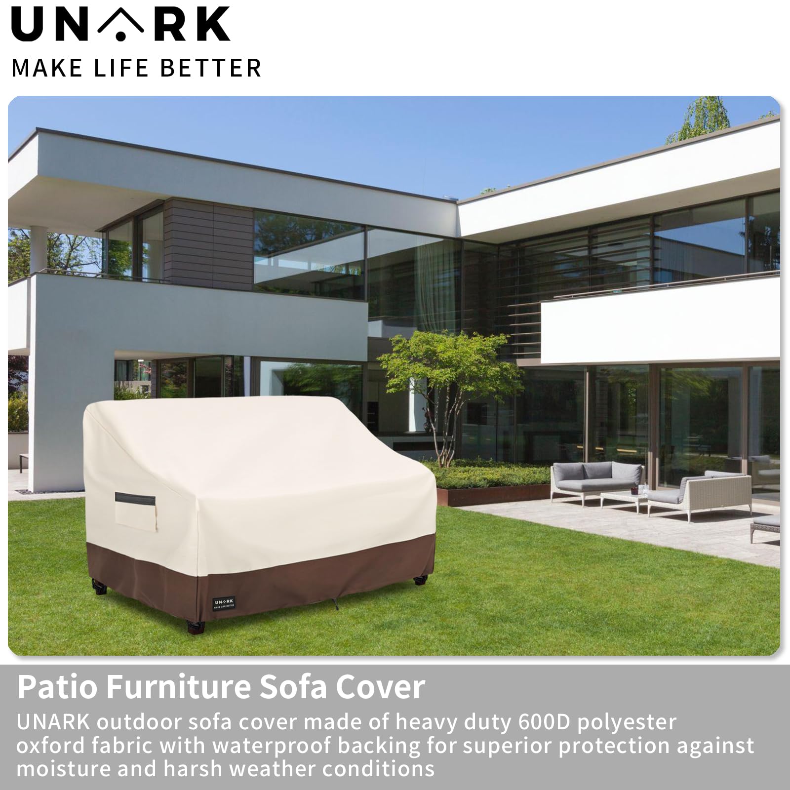 UNARK detalle de cierre click asegura la funda en viento
