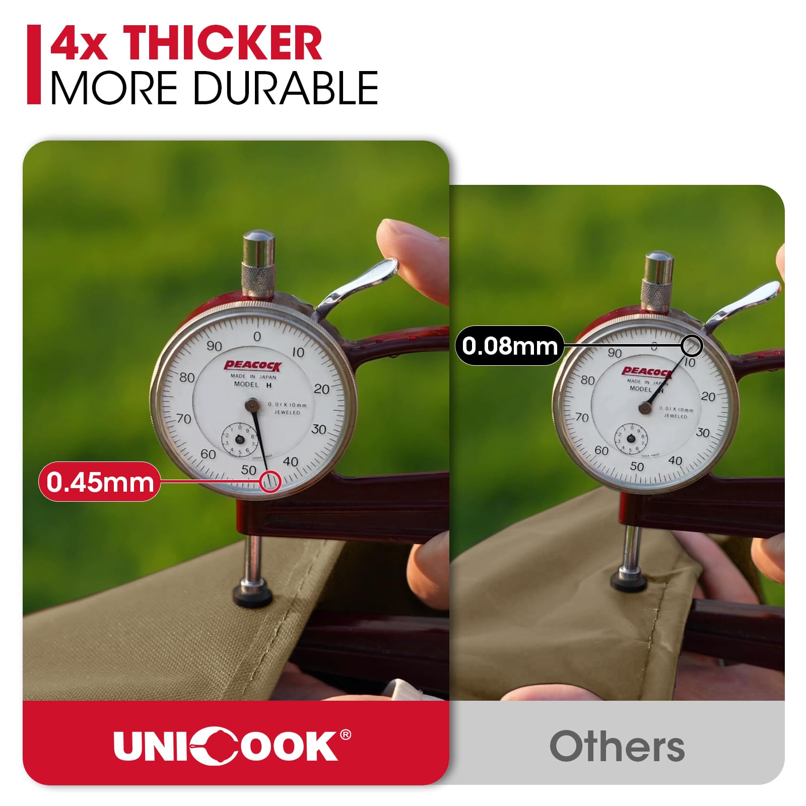 Unicook asas y correas antiviento para manejo seguro
