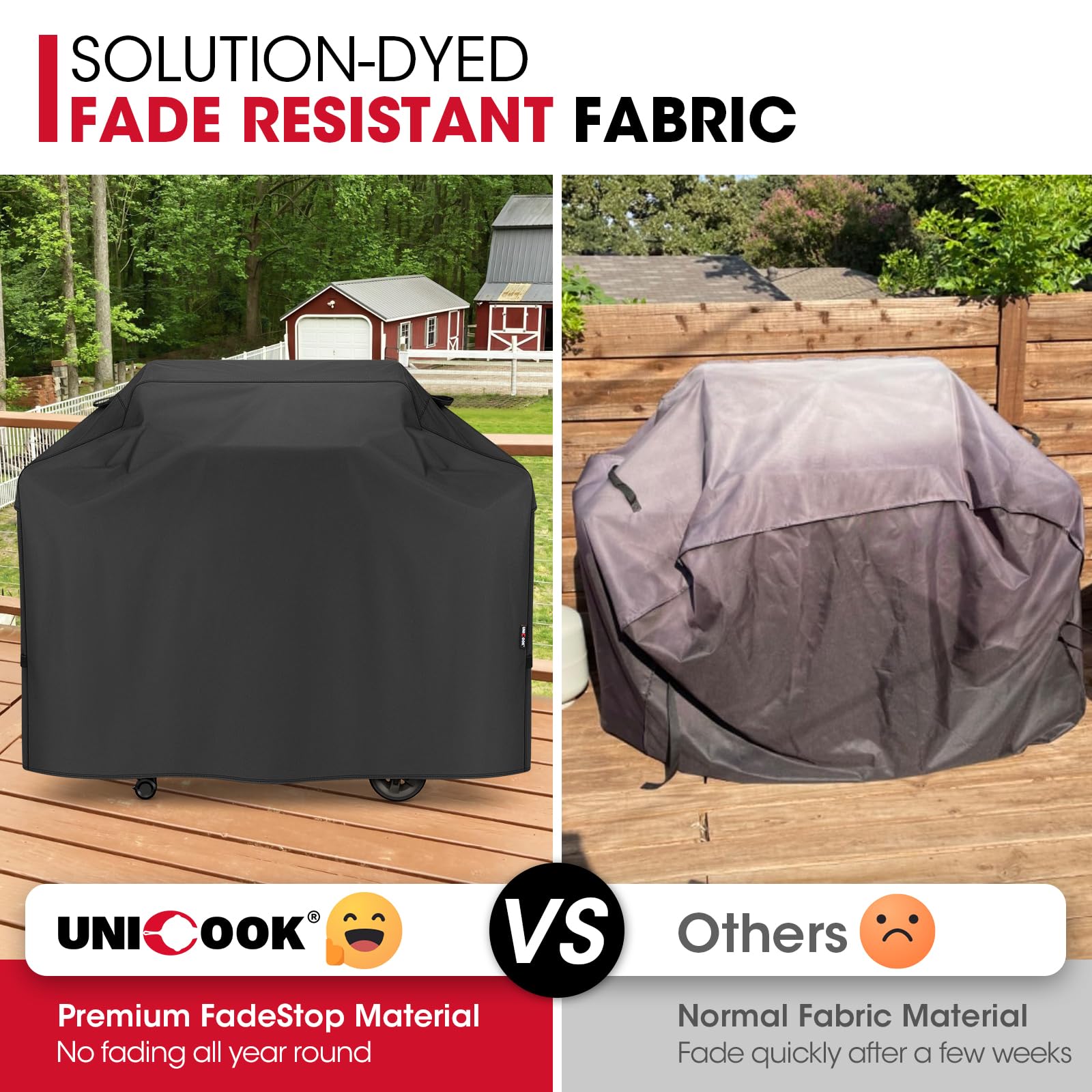 Unicook ventilación oculta que reduce la condensación y protege contra moho