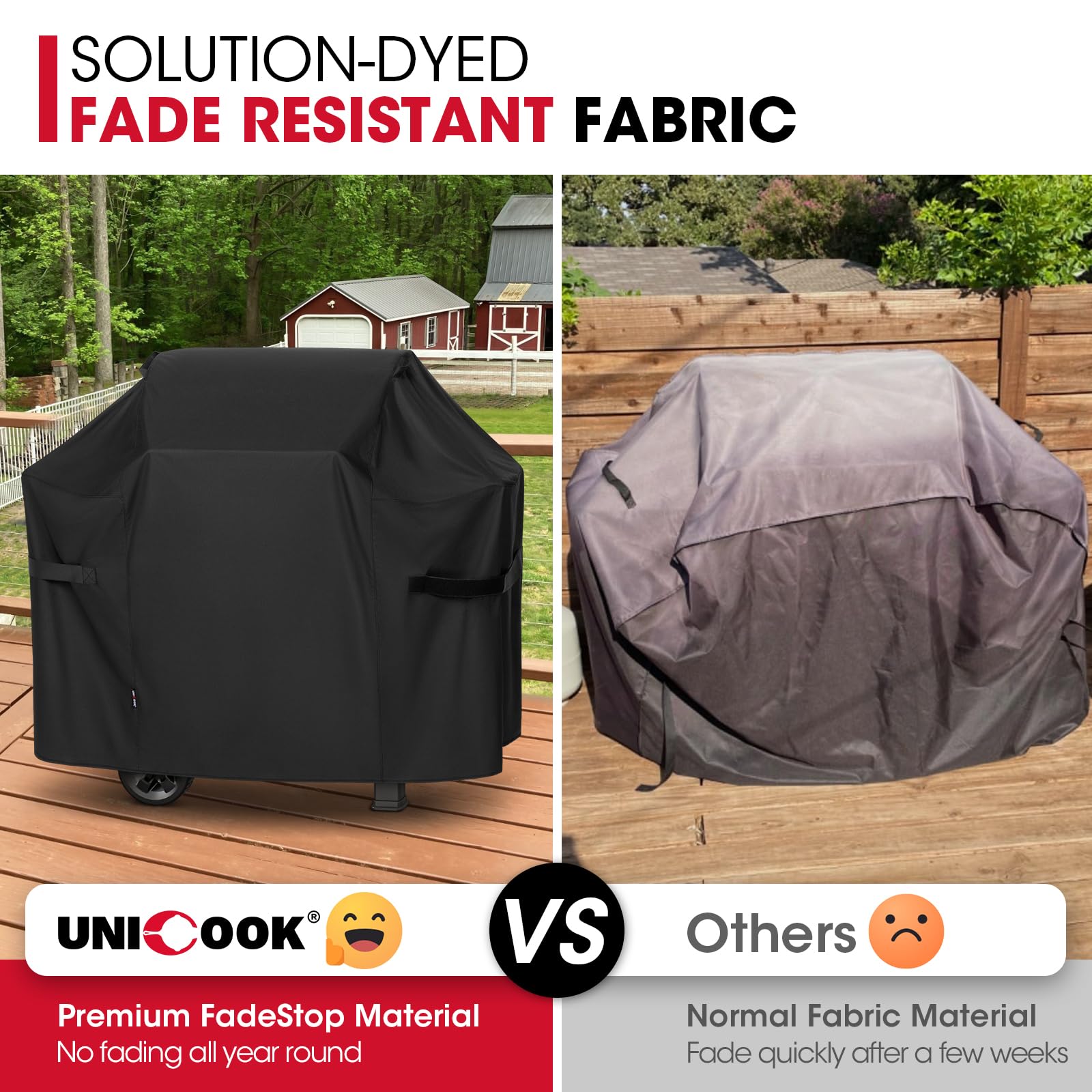 Unicook asas superiores que facilitan poner y quitar la funda