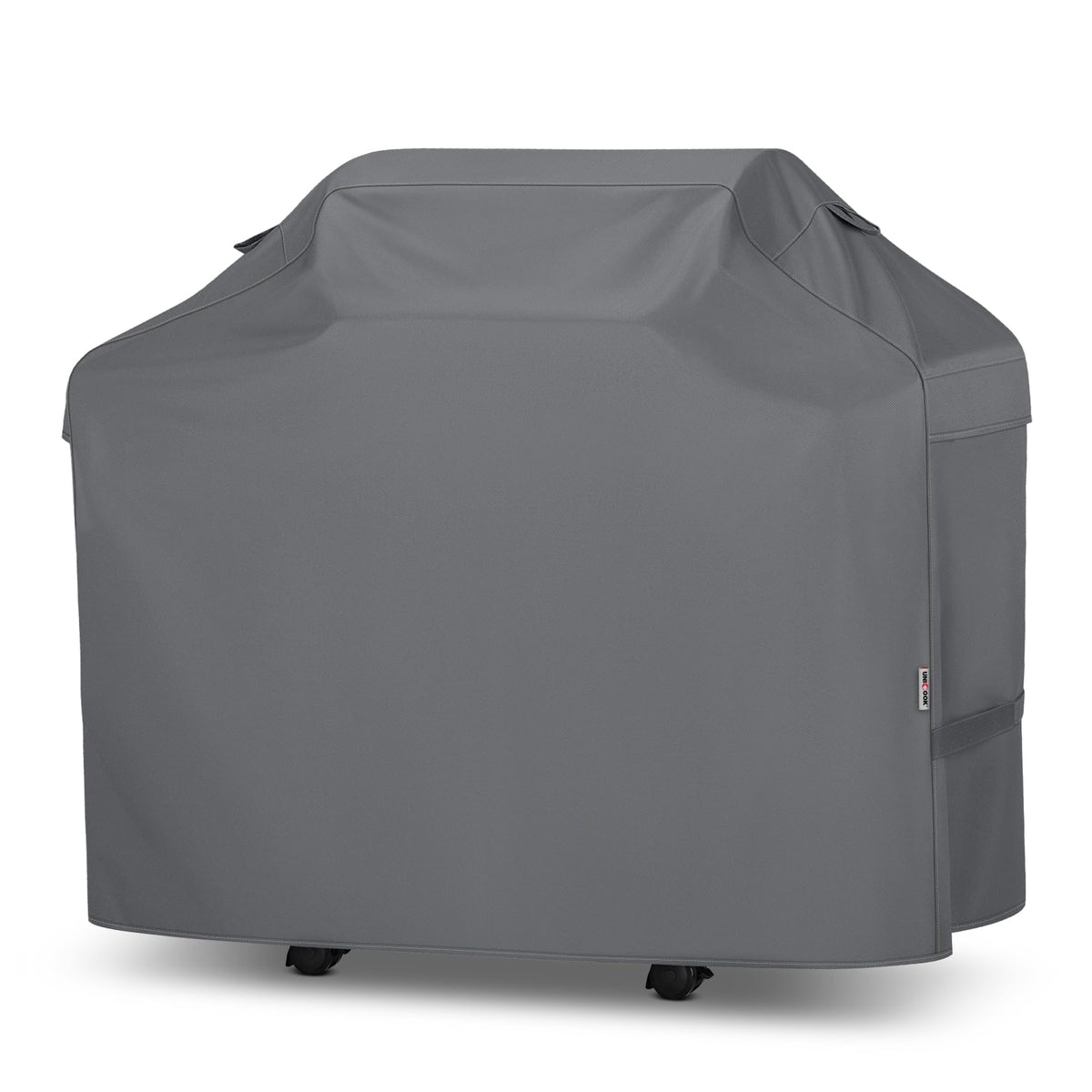 Unicook funda frontal cubriendo parrilla y protegiendo contra lluvia