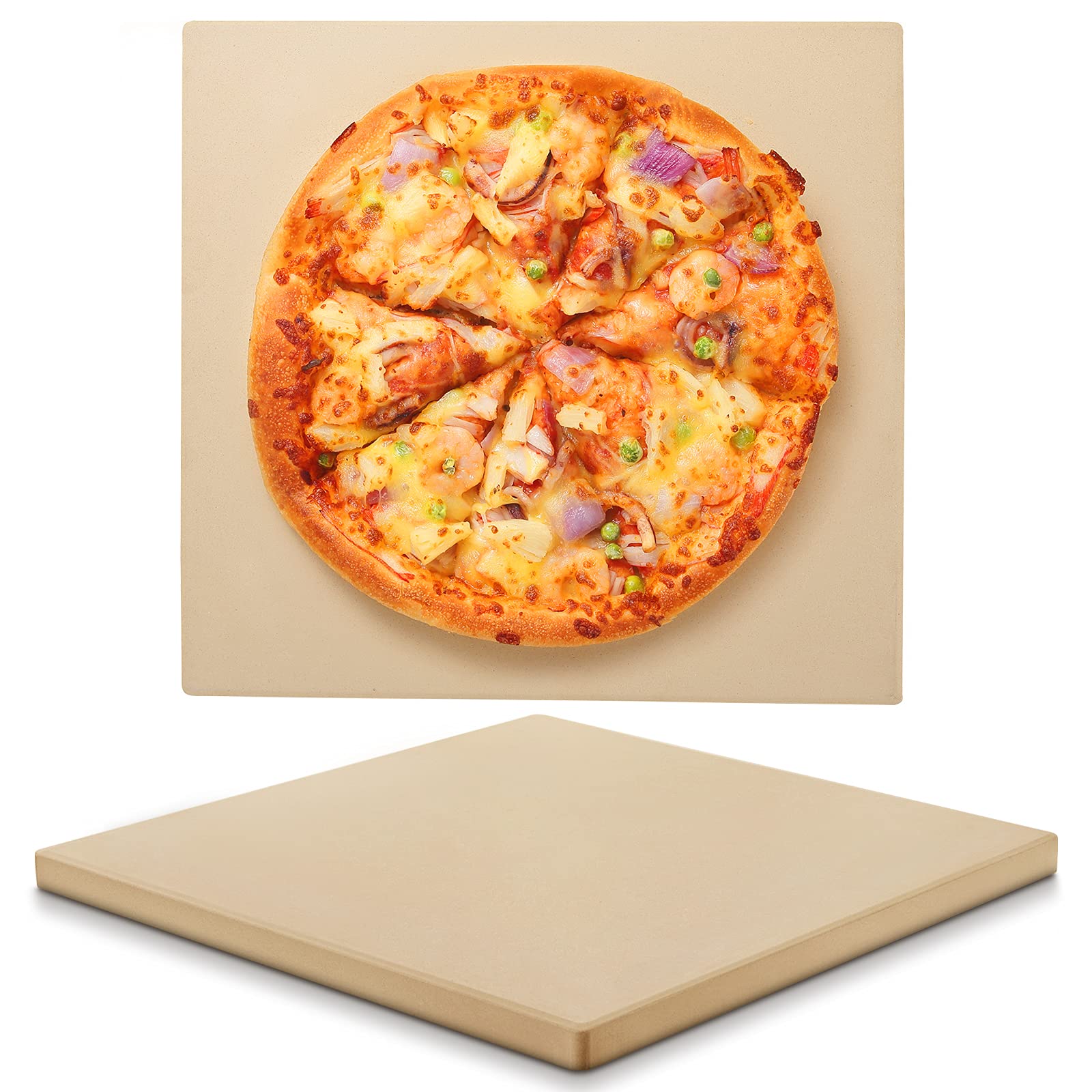 Unicook primer plano frontal de la piedra mostrando borde y superficie durable