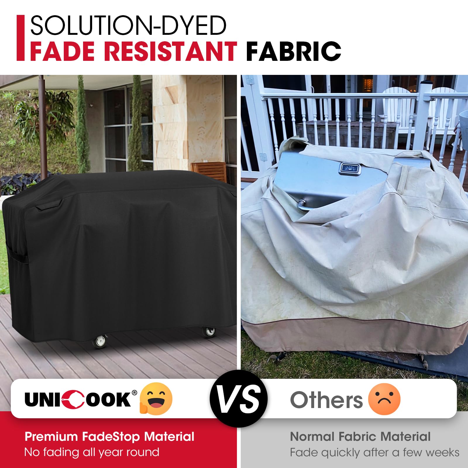 Unicook tiras anti-viento sujetan la funda para mayor estabilidad