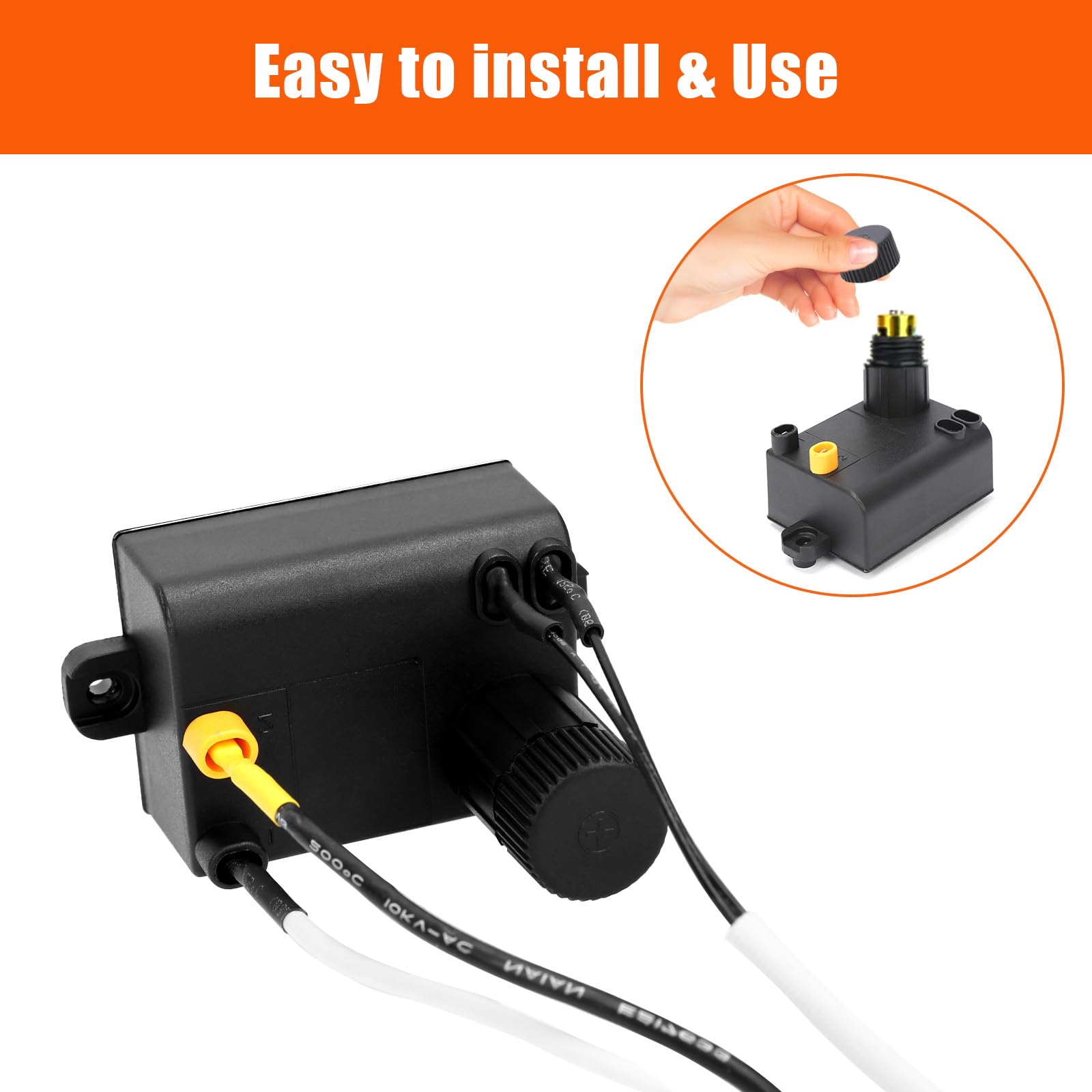 Uniflasy botón en mano facilita montaje rápido y funcionamiento cómodo