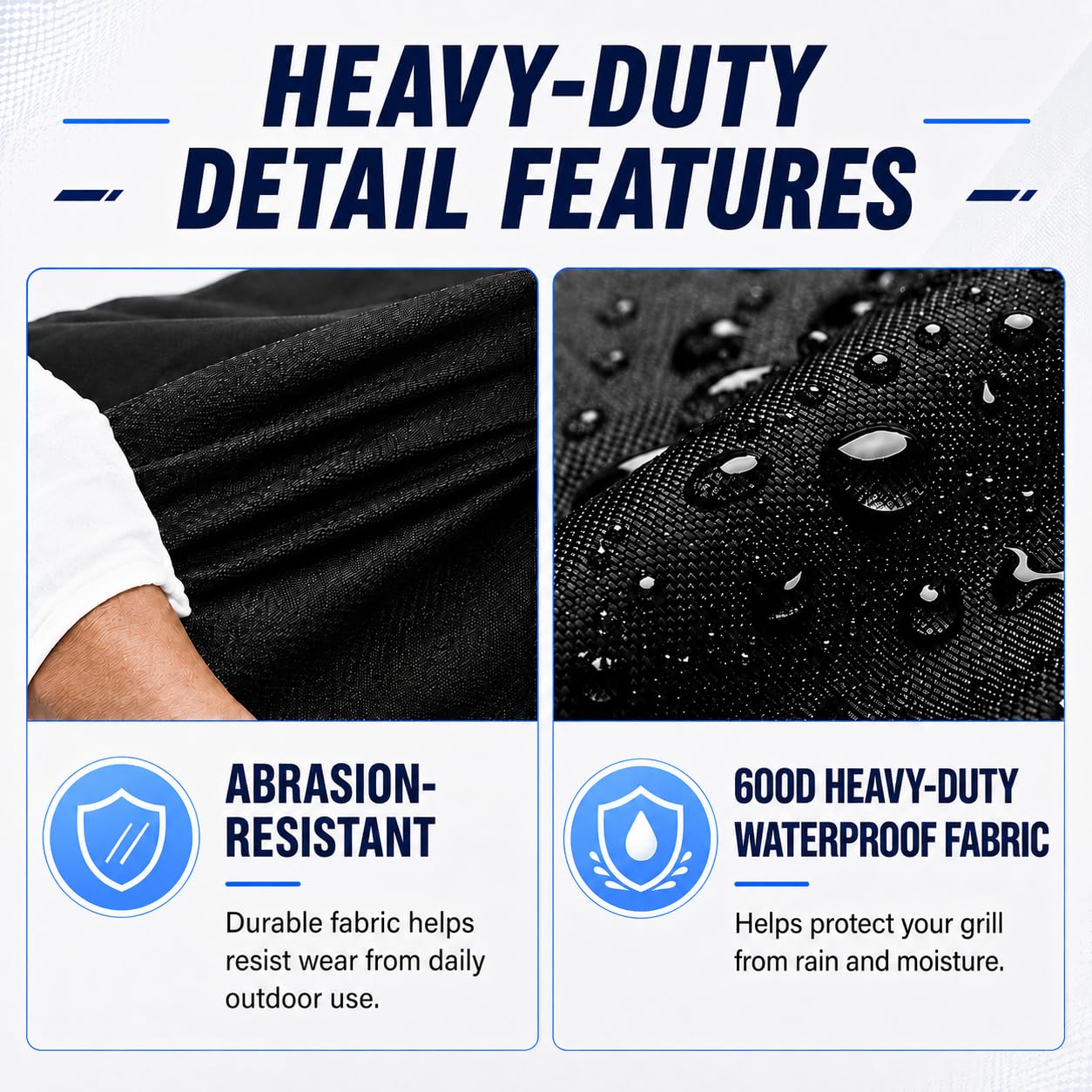Uniflasy funda junto a cinta métrica, muestra ajuste para 48 pulgadas