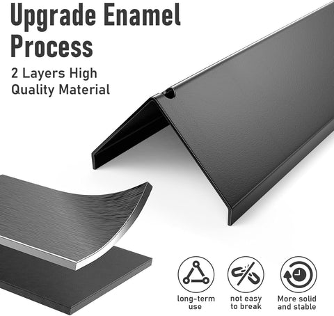 Uniflasy quemador junto a regla, dimensiones precisas para encaje exacto