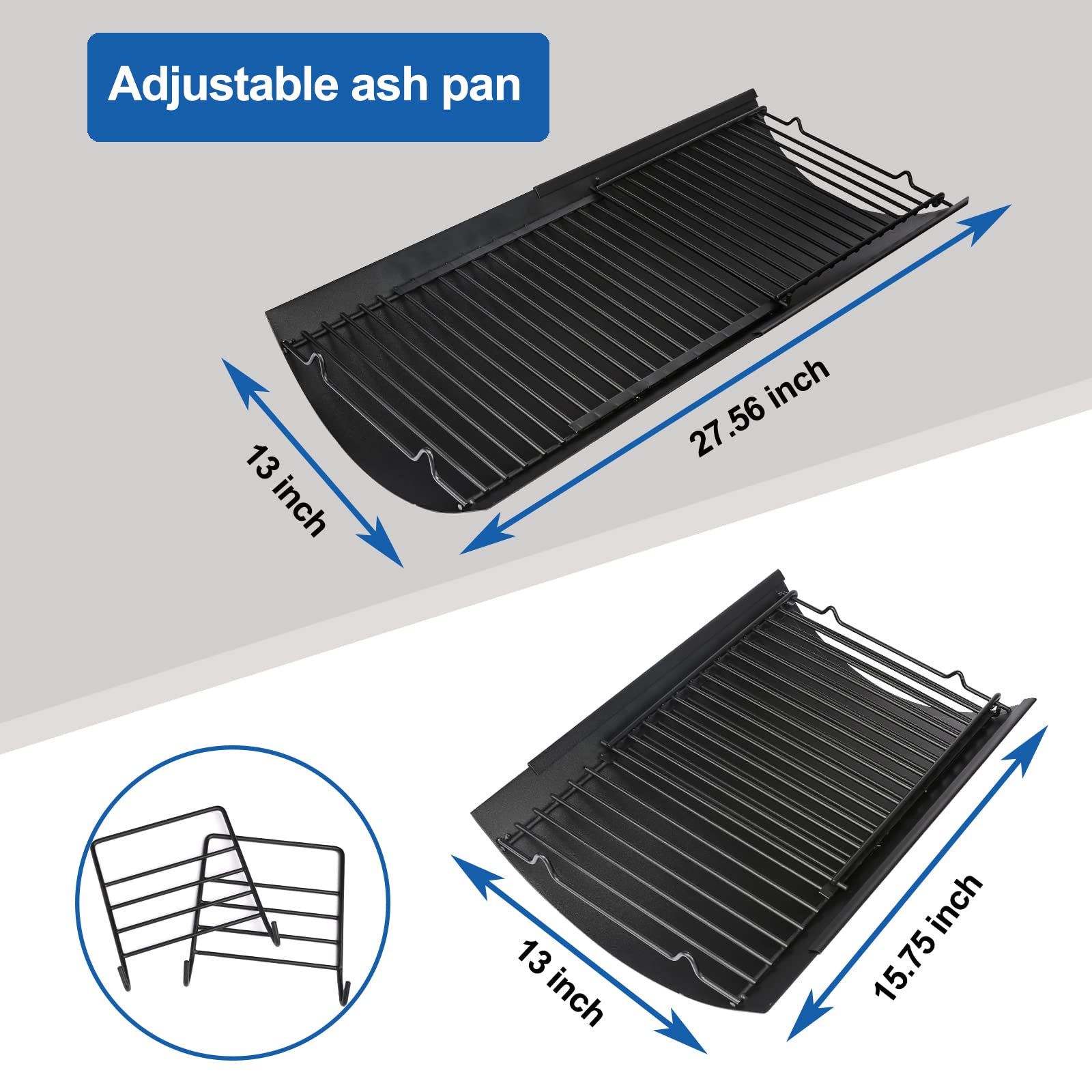 Uniflasy detalle de malla de acero esmaltado para limpieza fácil