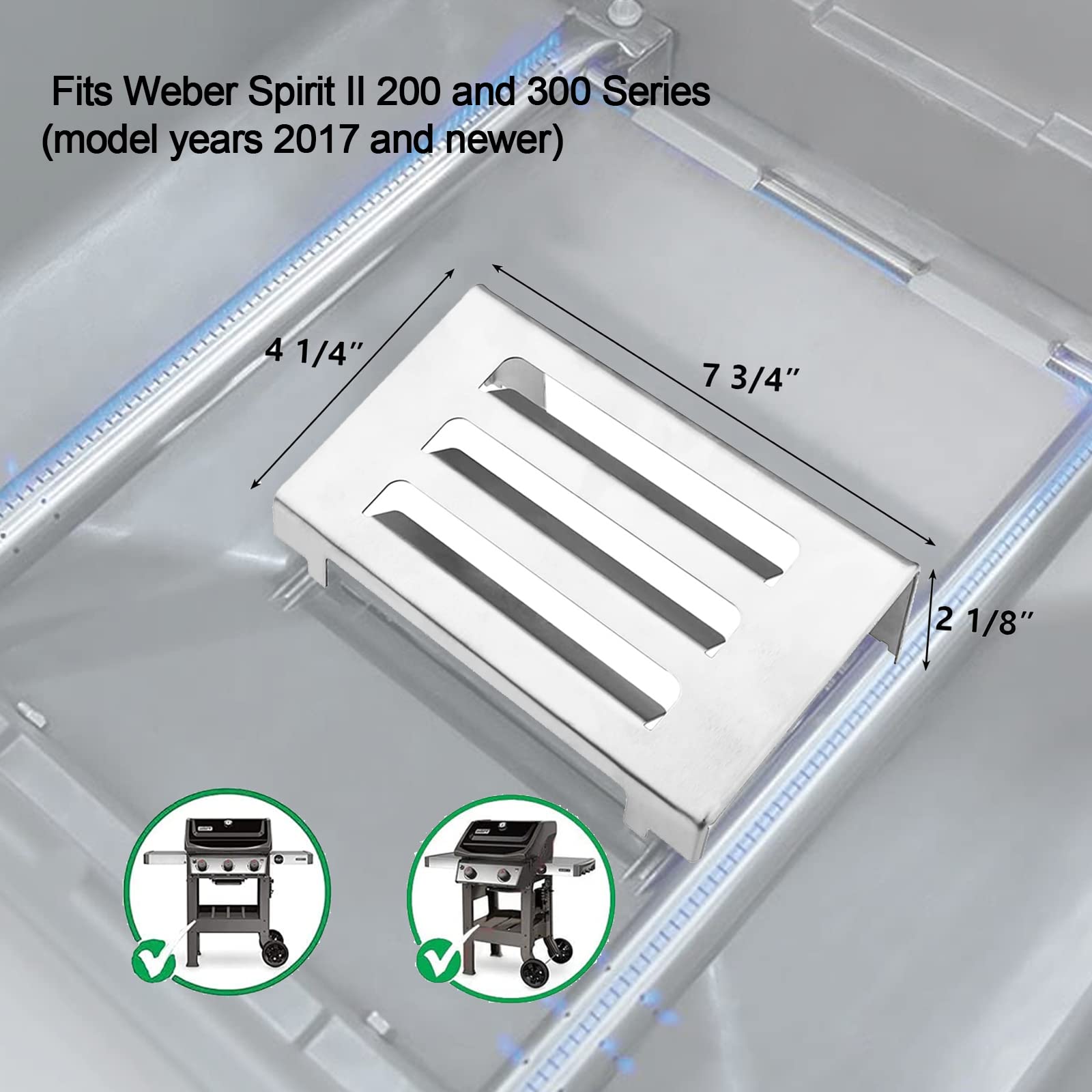 Uniflasy primer plano de las tres ranuras que mejoran ventilación