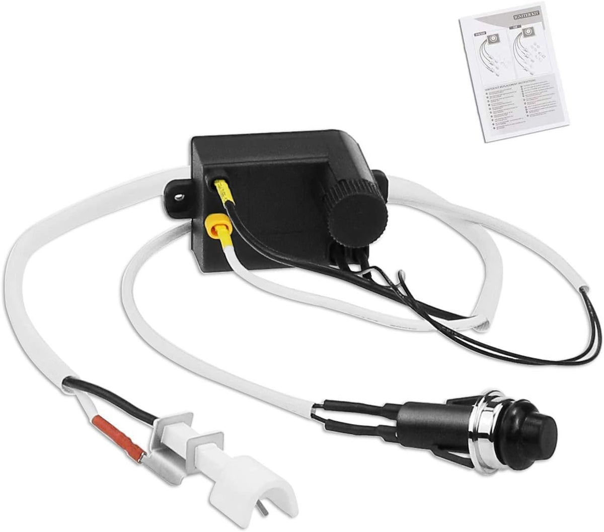 Uniflasy encendedor frontal mostrando ajuste exacto y compatibilidad con Weber