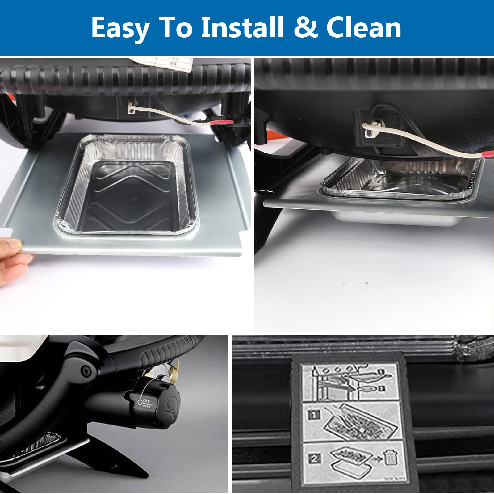 Uniflasy forros de aluminio apilados, desechables y fáciles de reemplazar