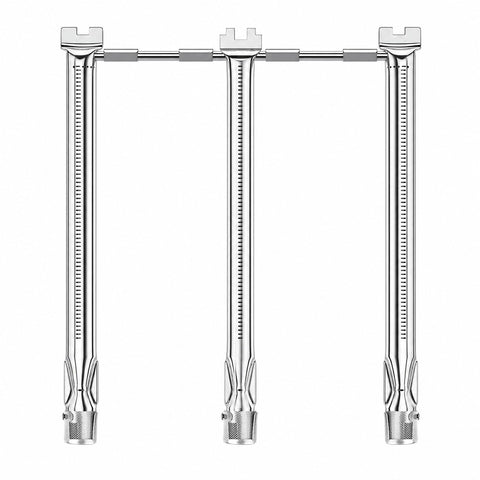 Uniflasy paquete frontal de quemadores mostrando ajuste preciso y compatibilidad Weber