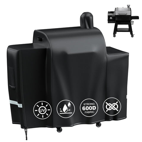 Uniflasy funda frontal para Pit Boss Platinum Laredo 1000 que protege contra lluvia