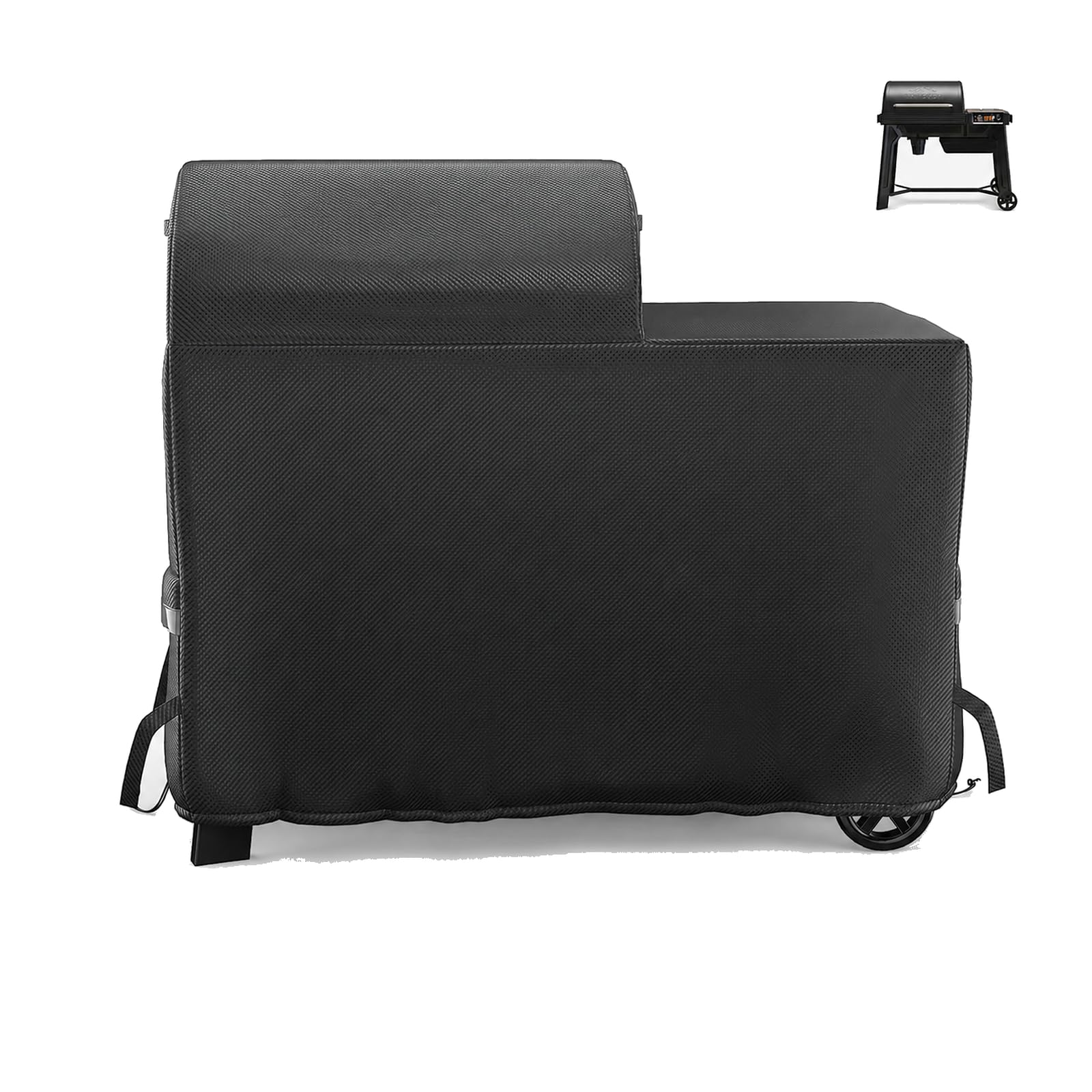 Uniflasy funda frontal ajustada para Traeger Woodridge, protección completa